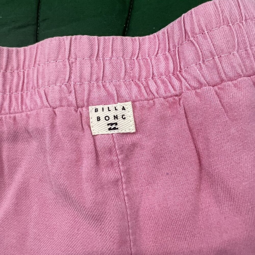 🔹sold🔹Billabong Girls Youth Large Pink Mad For You Pull On Shorts - Picture 3 of 5
